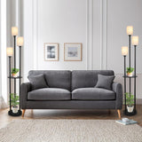 Floor Lamp With Shelf, Floor Lamp For Modern Living Room, 3 Light