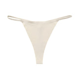 Seamless Thin Belt Buckle T-shaped Panties T-string For Women