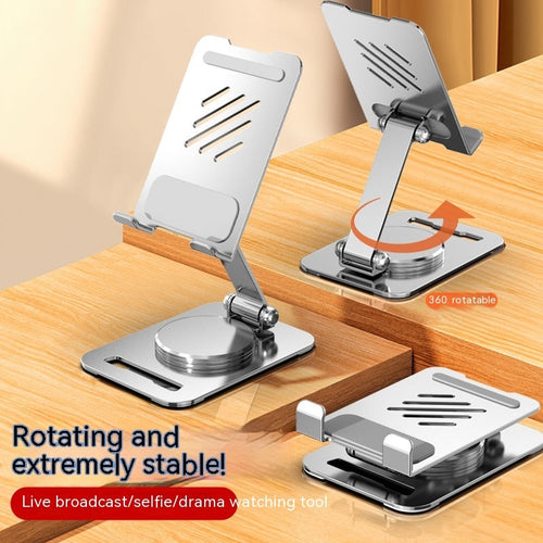 360 Degrees Rotate Metal Desk Mobile Phone Holder Stand For Phone Pad