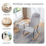 Modern Rocking Chairs Upholstered Chairs Comfortable Side Chairs For