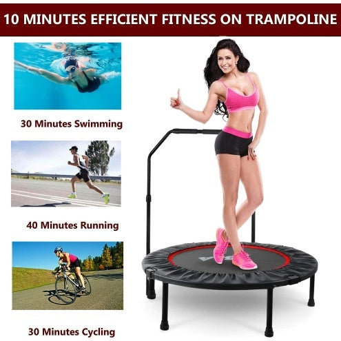 40 Inch Mini Exercise Trampoline For Adults Or Kids Indoor Fitness