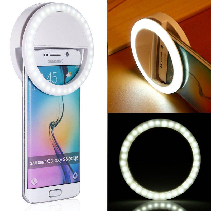 Portable Selfie Ring Clip On for Mobile Phone - DERRIERE LO STORE