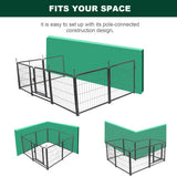 16 Panels Dog Playpen For Outdoor,yard,camping,24 Height Dog Fence Wit