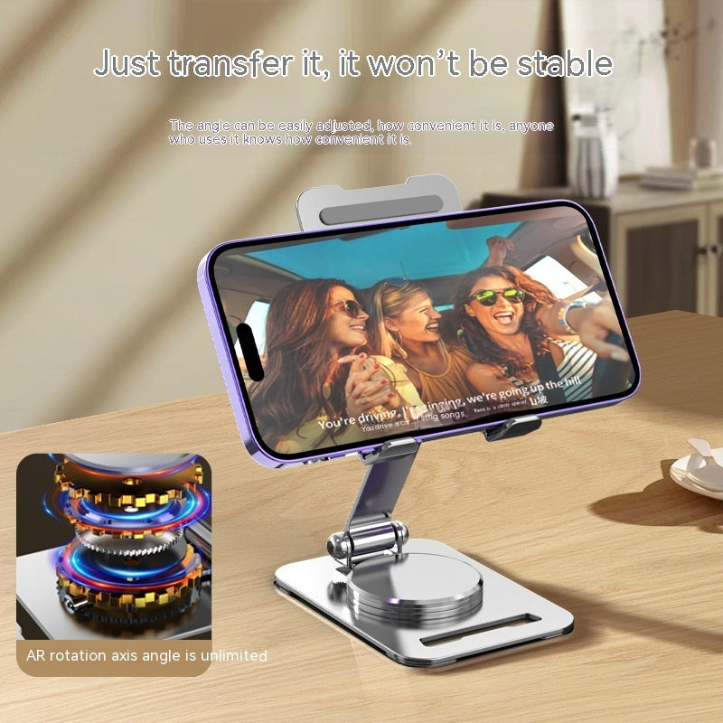 360 Degrees Rotate Metal Desk Mobile Phone Holder Stand For Phone Pad