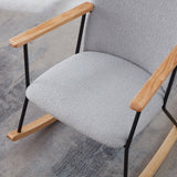 Modern Rocking Chairs Upholstered Chairs Comfortable Side Chairs For