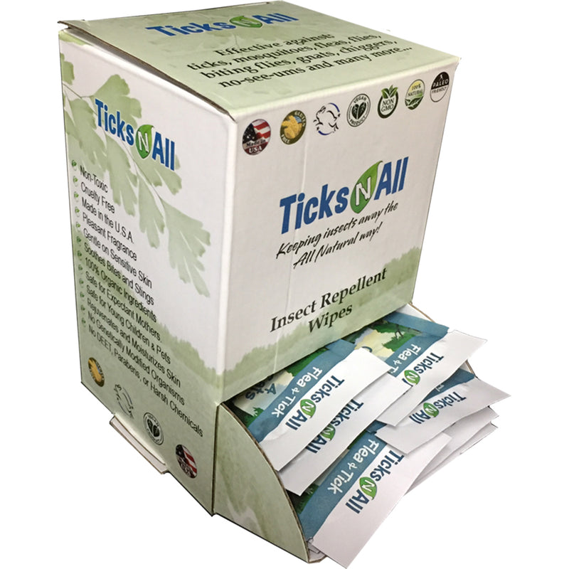 All Natural Flea and Tick Wipes 4 Cats (50 cnt. box)