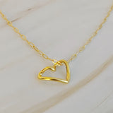 Heart And Chain Necklace