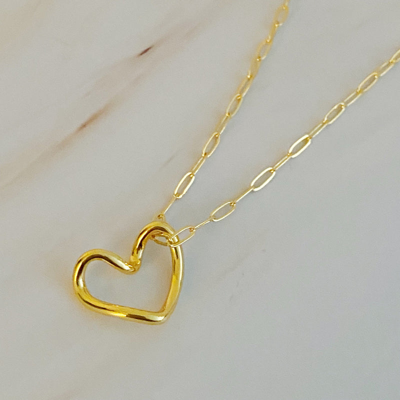 Heart And Chain Necklace