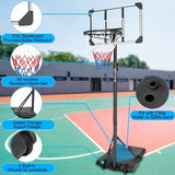 Portable Basketball Goal System With Stable Base And Wheels, Use For