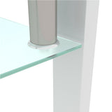 White Coffee Table, Clear Coffee Table, Modern Side Center Tables For