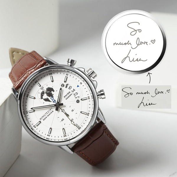 Handwriting Gifts for Groom, Groom Watch, Wedding Watch for Groom