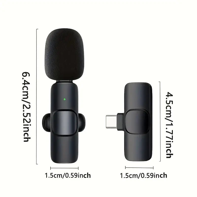 Microphone Wireless Lavalier Microphone for Live Live Noise Reduction