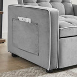 3-in-1 Sofa Bed, Chair, Fold-out Sofa Bed, Adjustable Backrest Into - DERRIERE LO STORE