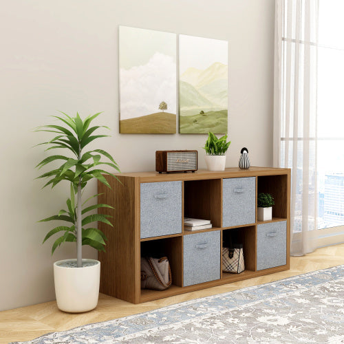 2 X 4 Cube Bookshelf Bookshelves For Home, Office, Walnut Color