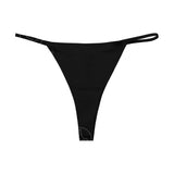 Seamless Thin Belt Buckle T-shaped Panties T-string For Women